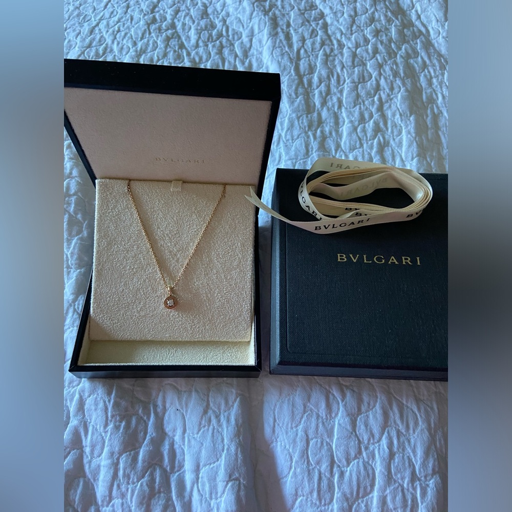 BVLGARI Diamond Pendant Necklace